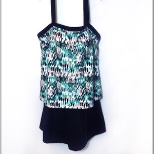 Azul, by Maxine of Hollywood Plus Sz 16 swimdress